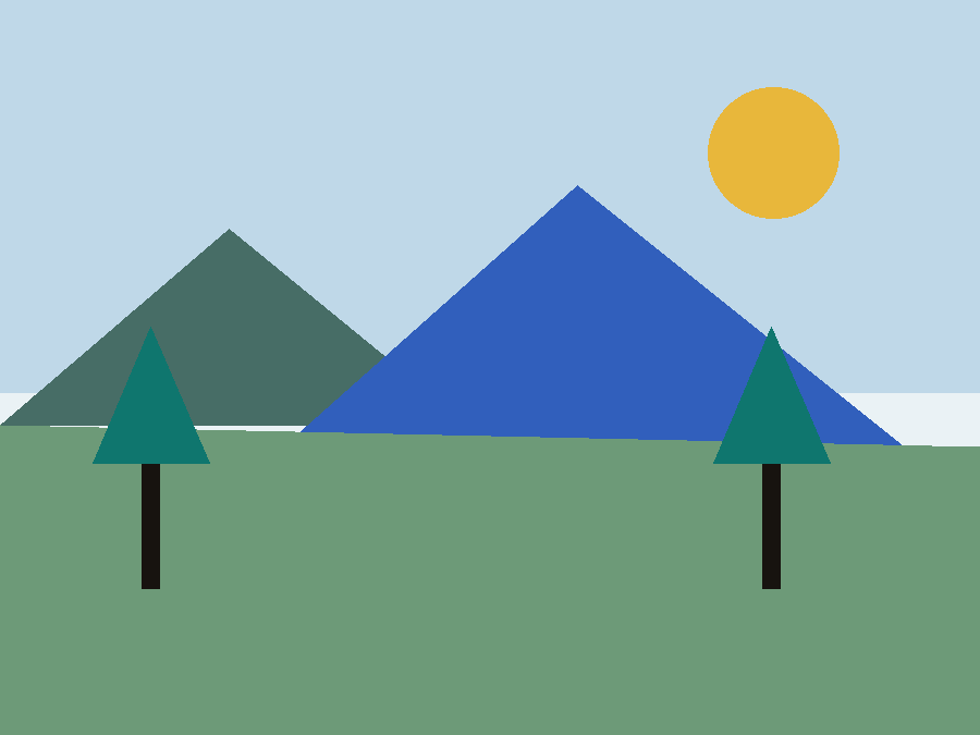 Landscape reference used to create an image to video prompt